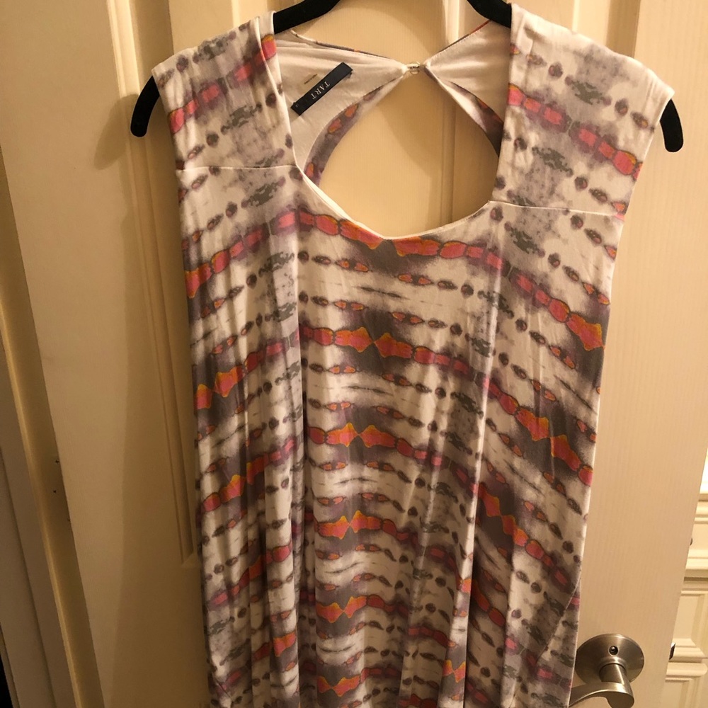 Abstract print Tart sleeveless blouse